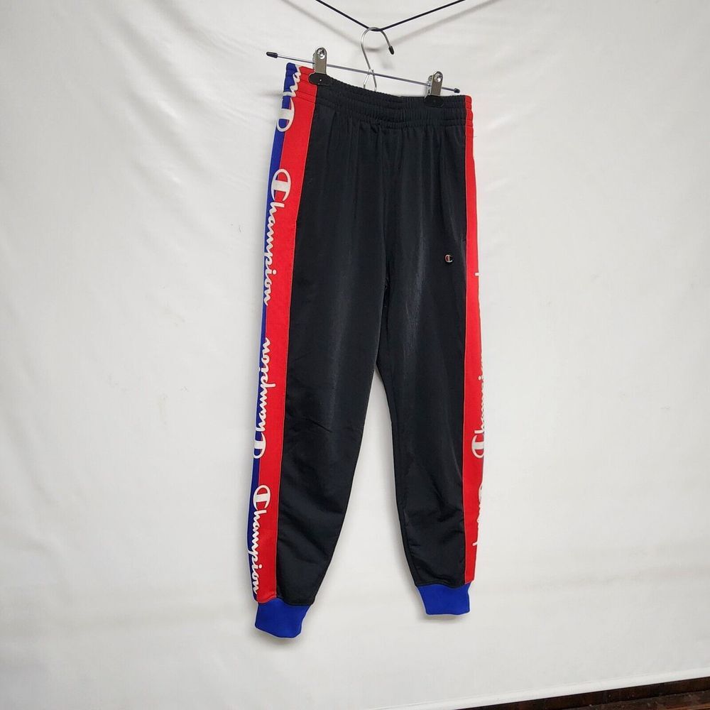 Champion pants Black Blue Red White Blue New CA‎ Joggers Men's Small Pockets